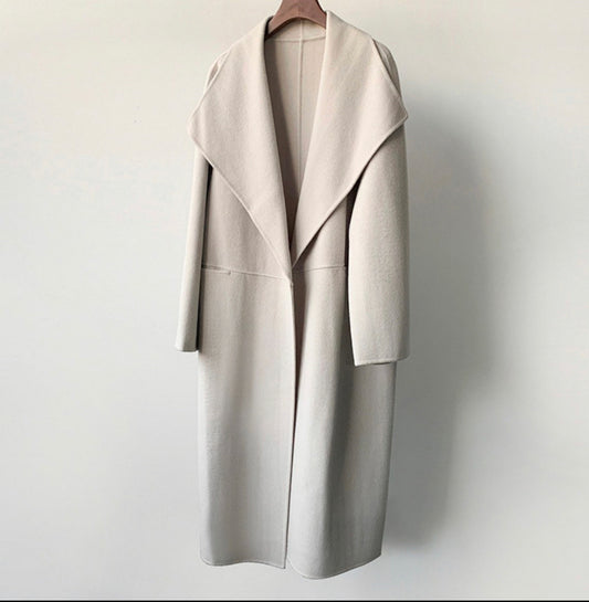 Cashmere Oversized Long Coat